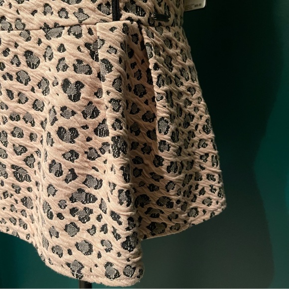 NWT GUESS Holly Leopard Print Pink Black Sweetheart Bustier Peplum Top XL - Picture 5 of 16